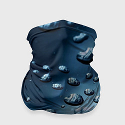 Бандана-труба Капли воды на матовом стекле - текстура, цвет: 3D-принт