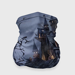 Бандана-труба Старый заброшенный замок - Halloween, цвет: 3D-принт