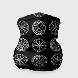 Бандана Vegvisir and Aegishjalmur Helm of Awe Black