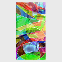 Бандана-труба Цветная геометрическая композиция - лето, цвет: 3D-принт — фото 2