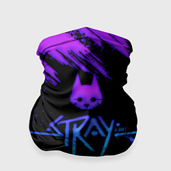 Бандана-труба Stray game neon, цвет: 3D-принт