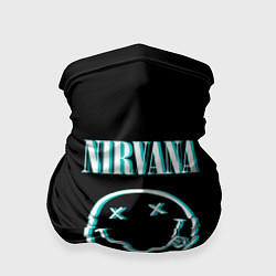 Бандана-труба Nirvana неон, цвет: 3D-принт
