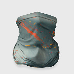 Бандана-труба Абстрактное множество костюмов в тумане и краски, цвет: 3D-принт