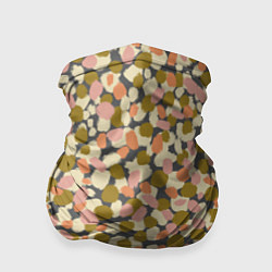 Бандана-труба Оливье салат, абстрактный паттерн, цвет: 3D-принт