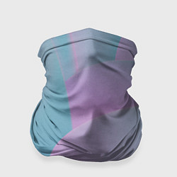 Бандана-труба Розовые и голубые волны, цвет: 3D-принт