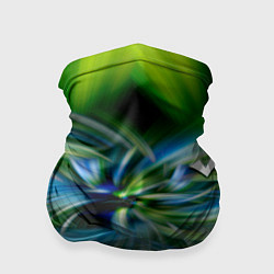 Бандана-труба Манитные поля - абстракция, цвет: 3D-принт