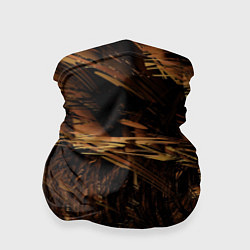 Бандана-труба Абстрактные лиственные краски, цвет: 3D-принт