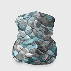Бандана-труба Мозаика из цветных камней, цвет: 3D-принт
