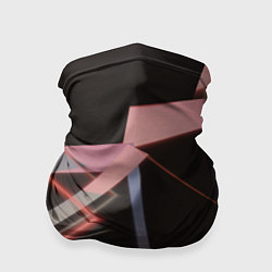 Бандана-труба Абстрактные розовые стеклянные блоки, цвет: 3D-принт