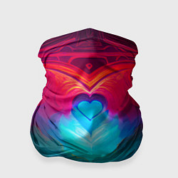 Бандана-труба Сердце мира, цвет: 3D-принт
