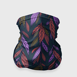Бандана-труба Лиственный узор, цвет: 3D-принт
