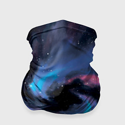 Бандана-труба Ручная роспись галактики акварелью, цвет: 3D-принт