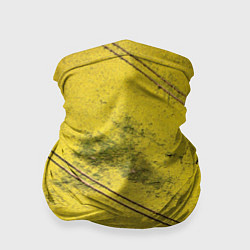 Бандана-труба Абстрактная ярко-золотая текстура, цвет: 3D-принт