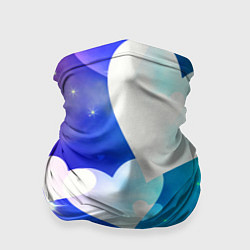 Бандана-труба Dreamy Hearts Multicolor, цвет: 3D-принт