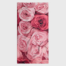 Бандана-труба Чайная пыльная роза - нежно розовый цветок, цвет: 3D-принт — фото 2