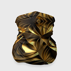 Бандана-труба Золотой калейдоскоп, цвет: 3D-принт