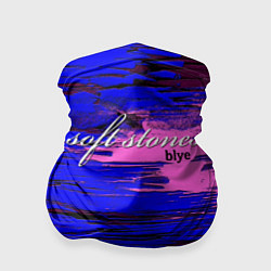 Бандана-труба Soft stones blye, цвет: 3D-принт