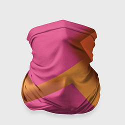 Бандана-труба Геометрические абстрактные соединения пластин, цвет: 3D-принт