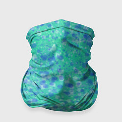Бандана-труба Зеленые микробы, цвет: 3D-принт