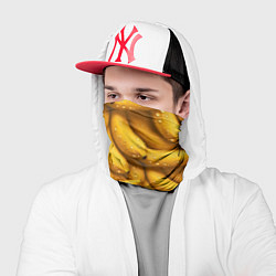 Бандана-труба Сочная текстура из бананов, цвет: 3D-принт — фото 2