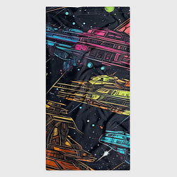 Бандана-труба Космические корабли и космос, цвет: 3D-принт — фото 2