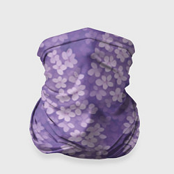 Бандана-труба Цветы сирени, цвет: 3D-принт