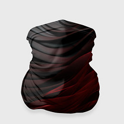 Бандана-труба Темно-красная текстура, цвет: 3D-принт
