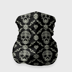 Бандана Узор с черепами Pattern with skulls