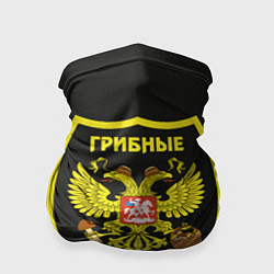 Бандана-труба Грибные войска, цвет: 3D-принт
