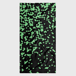 Бандана-труба Green pixel, цвет: 3D-принт — фото 2