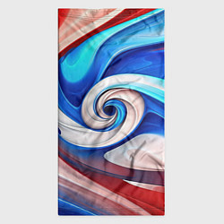 Бандана-труба Волны в цвете флага РФ, цвет: 3D-принт — фото 2