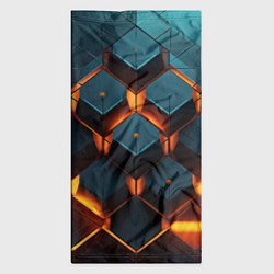 Бандана-труба Объемные кубы со светом, цвет: 3D-принт — фото 2