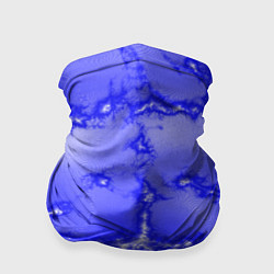 Бандана-труба Темно-синий мотив, цвет: 3D-принт