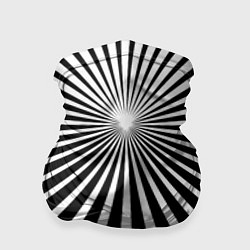 Бандана Черно-белая полосатая иллюзия