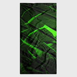 Бандана-труба Неоновый зеленый свет из плит, цвет: 3D-принт — фото 2