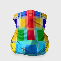 Бандана-труба Colorful strips - pop art - vogue, цвет: 3D-принт