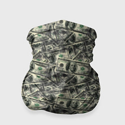Бандана-труба Американские доллары, цвет: 3D-принт