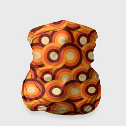 Бандана-труба Терто текстура с кругами, цвет: 3D-принт
