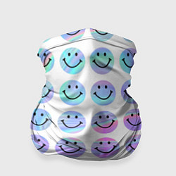 Бандана-труба Smiley holographic, цвет: 3D-принт