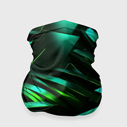 Бандана-труба Dark green abstract, цвет: 3D-принт