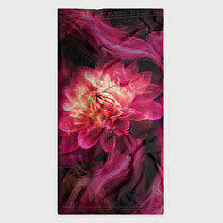 Бандана-труба Розовый цветок в огне - нейросеть, цвет: 3D-принт — фото 2
