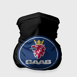 Бандана-труба Saab sport auto car, цвет: 3D-принт