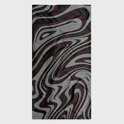 Бандана-труба Абстракция тёмно-серый с красным, цвет: 3D-принт — фото 2