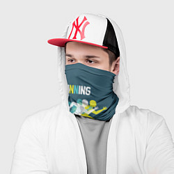 Бандана-труба Бег, цвет: 3D-принт — фото 2