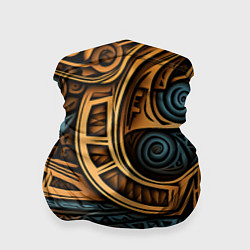 Бандана-труба Паттерн в викингском стиле, цвет: 3D-принт
