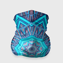 Бандана-труба Геометрический орнамент мандалы, цвет: 3D-принт