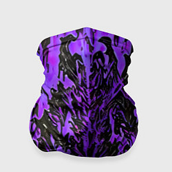 Бандана-труба Демонический доспех фиолетовый, цвет: 3D-принт