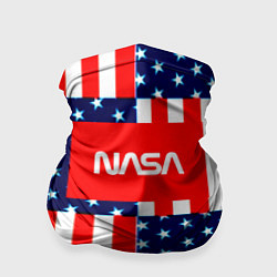 Бандана-труба NASA usa space logo, цвет: 3D-принт