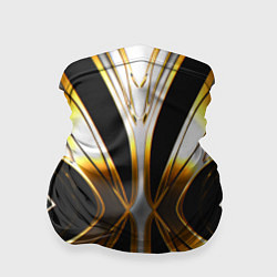 Бандана-труба Неоновый узор стальная бабочка, цвет: 3D-принт