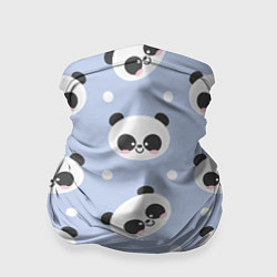 Бандана-труба Милая мультяшная панда, цвет: 3D-принт
